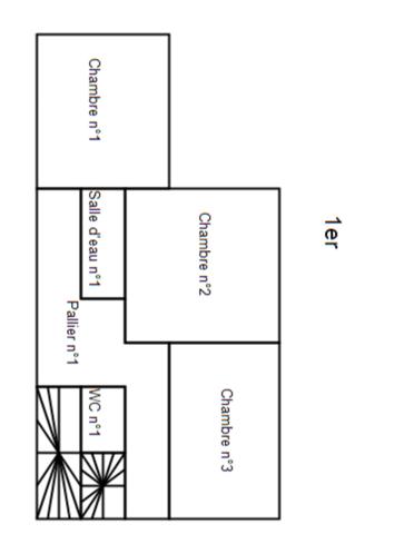 maison en triplex, 4 chambres, jardin exceptionnel