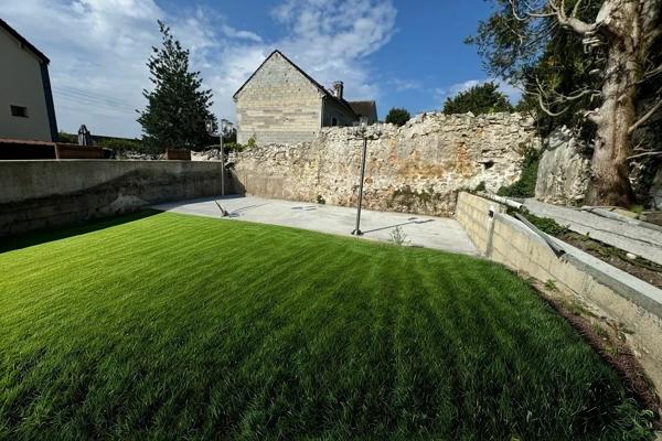 maison en triplex, 4 chambres, jardin exceptionnel