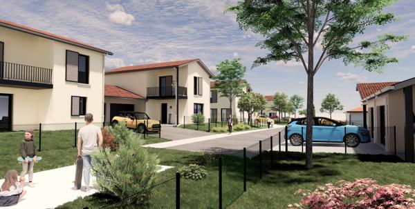 Maison neuve de 98.67m² lot 1b en BRS ( bail réel solidaire) à Saint Julien