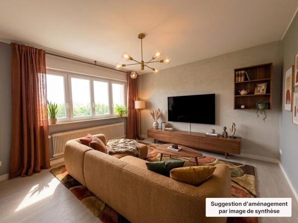 Appartement lumineux avec beaux volumes à Thionville
