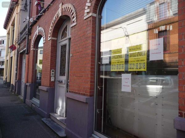 Fonds et/ou murs commerciaux à louer à Béthune dans le Pas-de-Calais (62400), ref : 62023-L1360