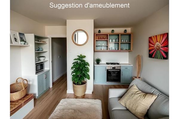 Appartement 1 pièce 19 m2