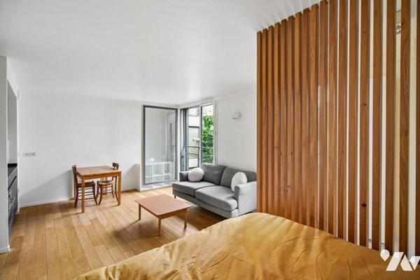 Studio au calme absolu en parfait état sans vis-à-vis            