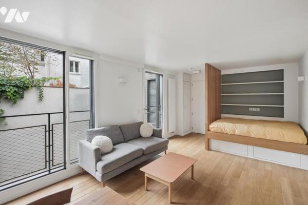 Studio au calme absolu en parfait état sans vis-à-vis            