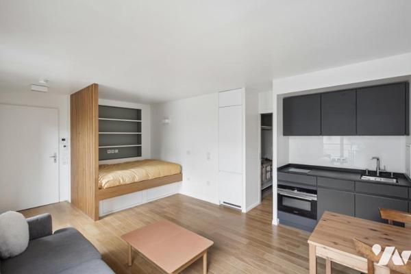 Studio au calme absolu en parfait état sans vis-à-vis            