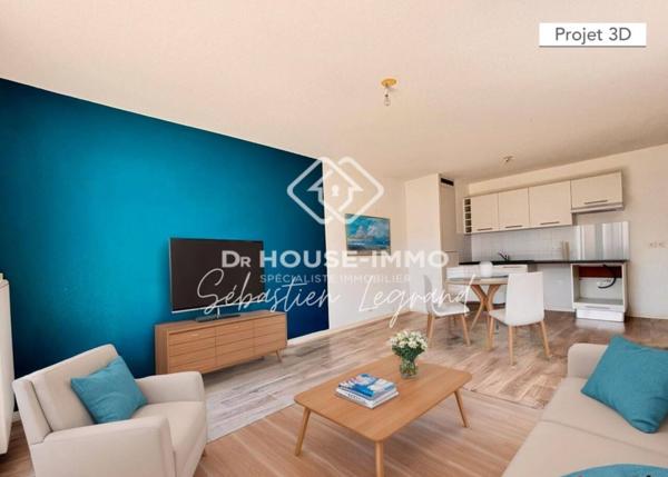 Appartement à vendre 3 pièces de 62 m²