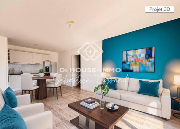 Appartement à vendre 3 pièces de 62 m²