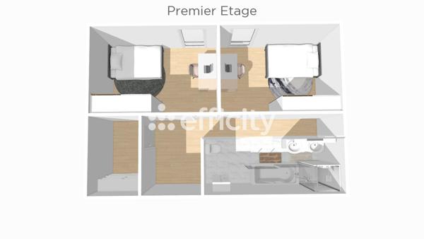 Maison 5 pièces - 104 m² Exclusivité efficity