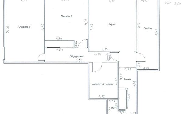 Appartement à vendre    3 pièces • 75,30 m2 Paris 11