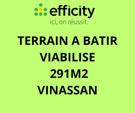 Terrain - 291 m² Exclusivité efficity