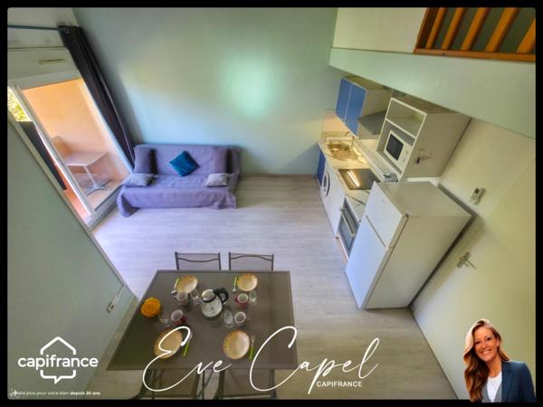 Appartement à vendre 3 pièces LE CAP D'AGDE (34), DUPLEX T3 Climatisé dans résidence avec Piscine & Ascenseur