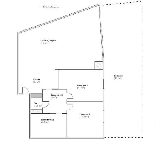 Appartement F3 à vendre  3 pièces - 70,10 m2 ST LAURENT DU VAR - 06