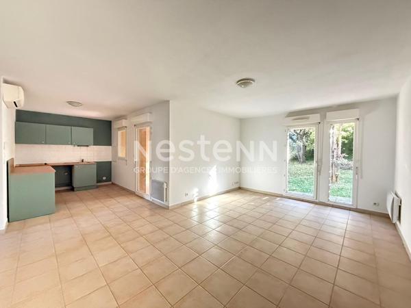 Appartement La Duranne 3 pièce(s) 66 m² avec terrasse et piscine dans la résidence, 2 chambres, climatisation, parking devant l'appartement