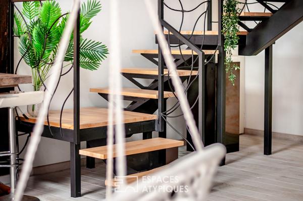 Loft duplex intimiste et audacieux