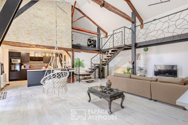 Loft duplex intimiste et audacieux