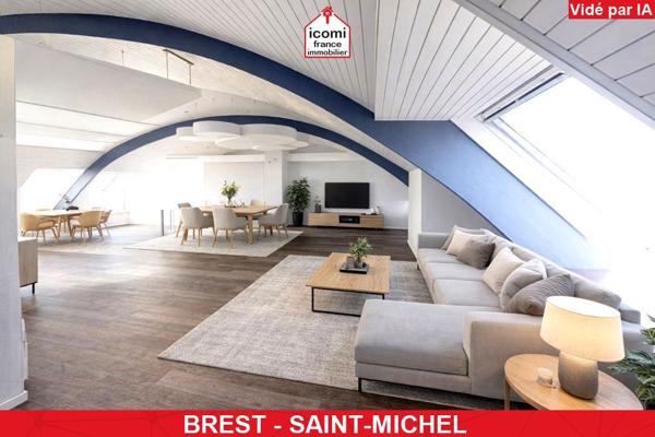 A VENDRE - APPARTEMENT DUPLEX T5 - 2 CHAMBRES - IMMEUBLE RECENT - BOX FERME - BALCON - DALLE BETON - DERNIER ETAGE