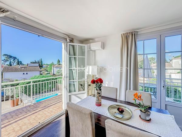 Nous sommes ravis de vous présenter cette magnifique villa T5 située dans une impasse, offrant un cadre de vie paisible et une vue dégagée. Avec ses 130m² de surface habitable et son terrain de 625m², cette propriété saura vous séduire par ses nombreux atouts.

Au rez-de-chaussée,  cette villa dispose d'un appartement anciennement T3, actuellement en T2 indépendant de 48m², offrant un rapport locatif mensuel de 850 euros. Une opportunité intéressante pour générer un revenu supplémentaire. Le garage de 38m² offre un espace de stationnement pratique et de rangement supplémentaire.

À l'étage, vous trouverez un salon séjour avec cheminée, idéal pour profiter de moments chaleureux en famille ou entre amis. La cuisine indépendante récente, entièrement aménagée et équipée, vous permettra de préparer de délicieux repas avec facilité. Deux chambres, dont une suite parentale avec dressing et salle d'eau avec WC, offrent un espace de repos confortable. Une salle de bain supplémentaire et un WC indépendant complètent cet étage.

À l'extérieur, vous pourrez profiter d'une belle piscine ensoleillée toute la journée.

Située dans un secteur calme et résidentiel, cette villa bénéficie d'une tranquillité absolue tout en étant proche des commodités essentielles telles que les écoles, les commerces.