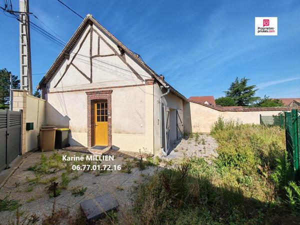 OUERRE 28500 Maison individuelle et grange aménageable - 1 étage - 2 chambres - Terrain - 165 000  HAI