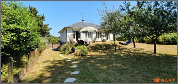 MAISON 3 CHAMBRES sur SOUS SOL TOTAL, JARDIN 650 m2