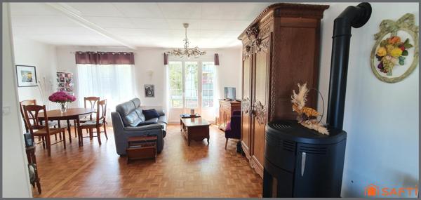 MAISON 3 CHAMBRES sur SOUS SOL TOTAL, JARDIN 650 m2