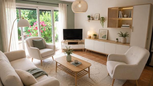 Maison  4 pièce(s) de 91 m2  avec 3 chambres  et 1 garage