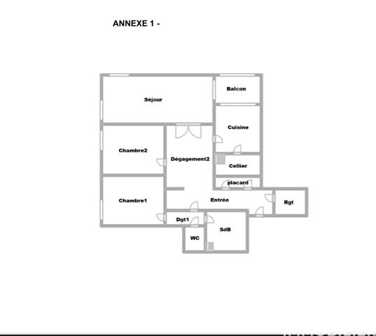 Appartement à vendre 3 pièces 68 m² Alfortville