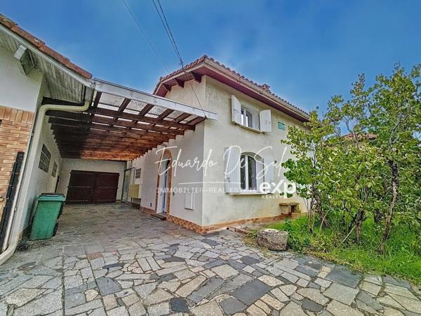 Maison R+1 à rafraîchir de 90m², 1 chambre (possibilité d'une 2ème chambre), classée E au DPE