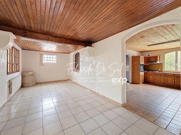 Maison R+1 à rafraîchir de 90m², 1 chambre (possibilité d'une 2ème chambre), classée E au DPE