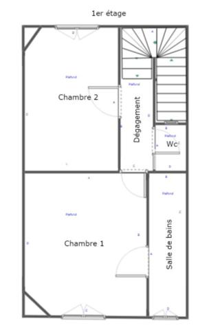 Maison 4 pièces 3 chambres de 76 m2 avec une dépendance un patio de 15 m2 et un sous sol de 60 m2 NOTE DPE D