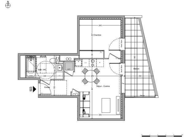 Appartement Thonon Les Bains 2 pièces 40 m2
