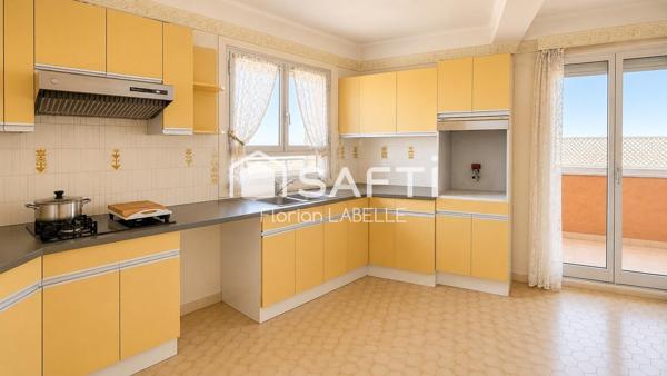 Appartement T4 avec superbe vue face au Canigou