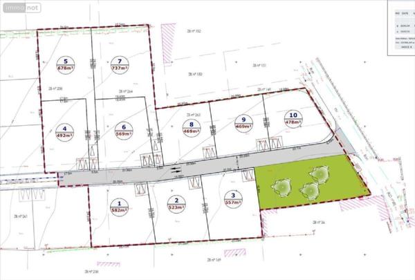 Terrain à Batir à vendre à Tourville-sur-Sienne dans la Manche (50200), ref : 50069/17