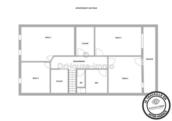 Immeuble à vendre 5 pièces de 300 m²