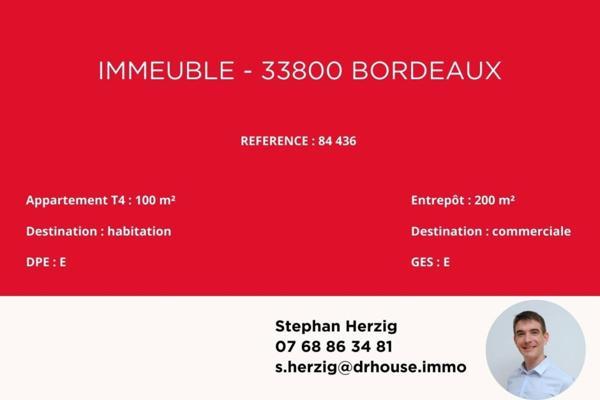 Immeuble à vendre 5 pièces de 300 m²