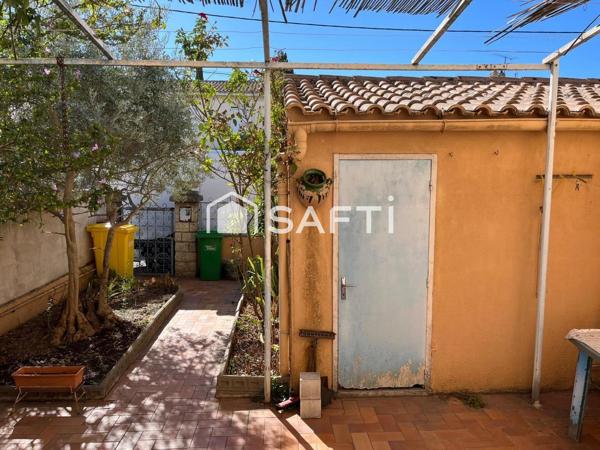 Maison 1974 saine, 3 ch., jardin double et garage