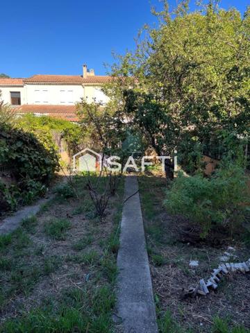 Maison 1974 saine, 3 ch., jardin double et garage