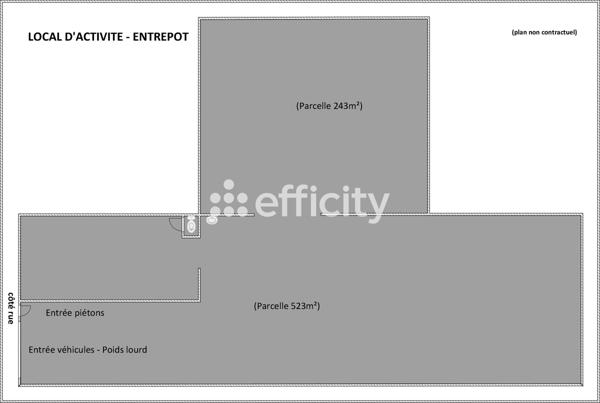 Local Commercial - 750 m² Exclusivité efficity