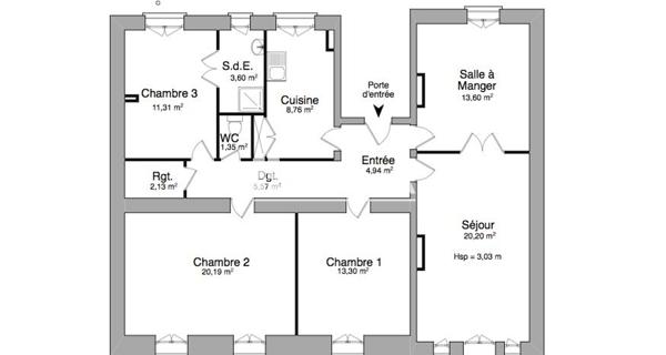 Location Appartement 4 pièces 98 m² - Clermont-ferrand 63000