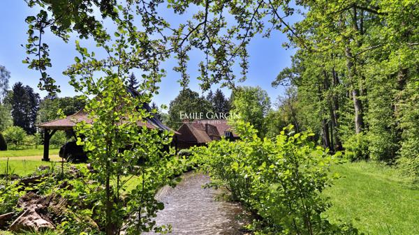 A vendre, proche de Verneuil-sur-Avre, moulin du 18ème siècle et son parc de 5 hectares