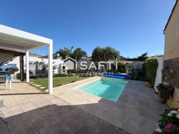 MAISON R+1 85 M² AVEC PISCINE ET GARAGE SUR TERRAIN DE 322 M²