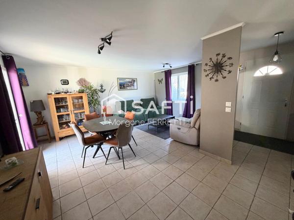 MAISON R+1 85 M² AVEC PISCINE ET GARAGE SUR TERRAIN DE 322 M²