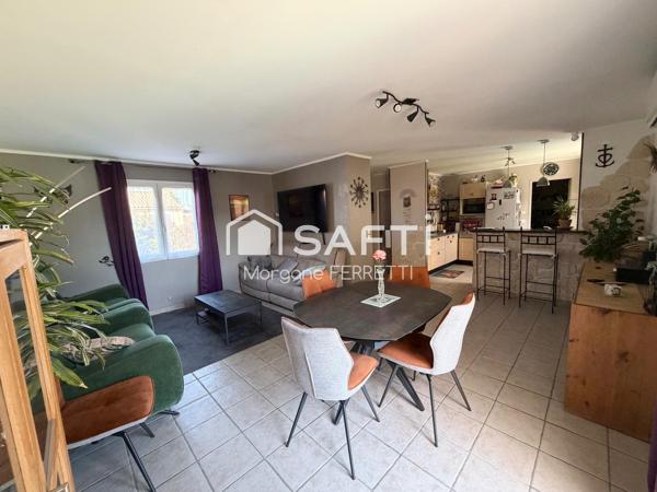 MAISON R+1 85 M² AVEC PISCINE ET GARAGE SUR TERRAIN DE 322 M²