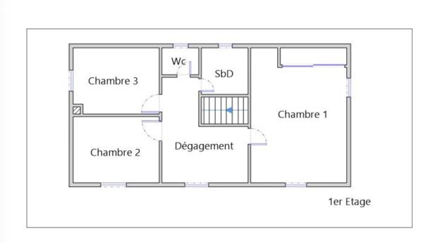 Maison à vendre 6 pièces -Saint Jean du Gard, terrain environ 2870 m2, belle vue .