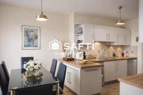 T4 idéal pour une famille, alliant beaux volumes, calme et proximité immédiate de Genève