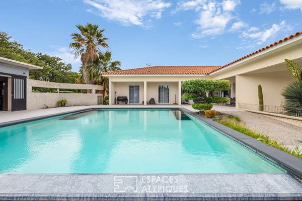 Villa contemporaine dans un écrin de verdure