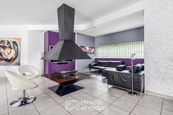 Villa contemporaine dans un écrin de verdure