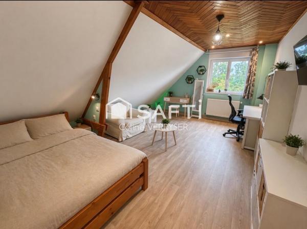 maison individuelle 6 chambres semi plain pied