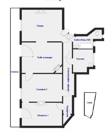 Appartement
         4 pièces
        - 79 m² 790 000 € *