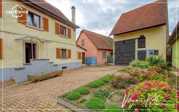Maison Individuelle de 110 m² à vendre à FEGERSHEIM (67) - Terrain de 440 m² - Dépendance