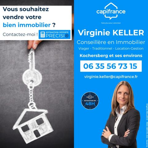 Maison Individuelle de 110 m² à vendre à FEGERSHEIM (67) - Terrain de 440 m² - Dépendance